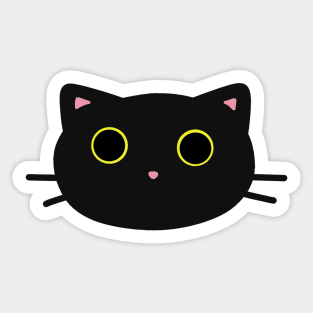 Big Eyed Cat Sticker